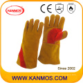 Brown Cowhide Split Leather Industrial Hand Safety Welding Work Gloves (11117)